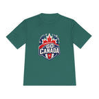 Go Canada Soccer T Shirt, Moisture Wicking Fan Tee
