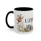 Uzbekistan Home Country Mug | Moving Away Gift | Long Distance Friendship | 11 oz 15 oz Accent Mug