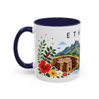 Ethiopia Coffee Mug | Travel Souvenir Accent Mug | Place Gift Ceramic Cup 11oz 15oz