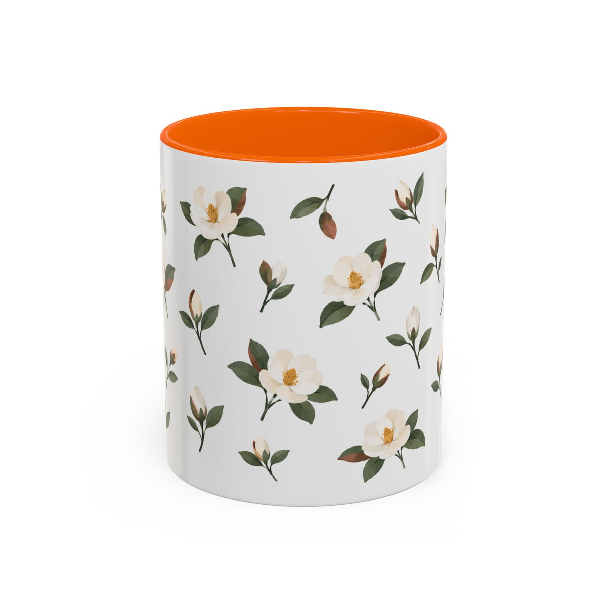 Louisiana Magnolia Mug, State Flower Floral Coffee Cup, 11oz Botanical Gift