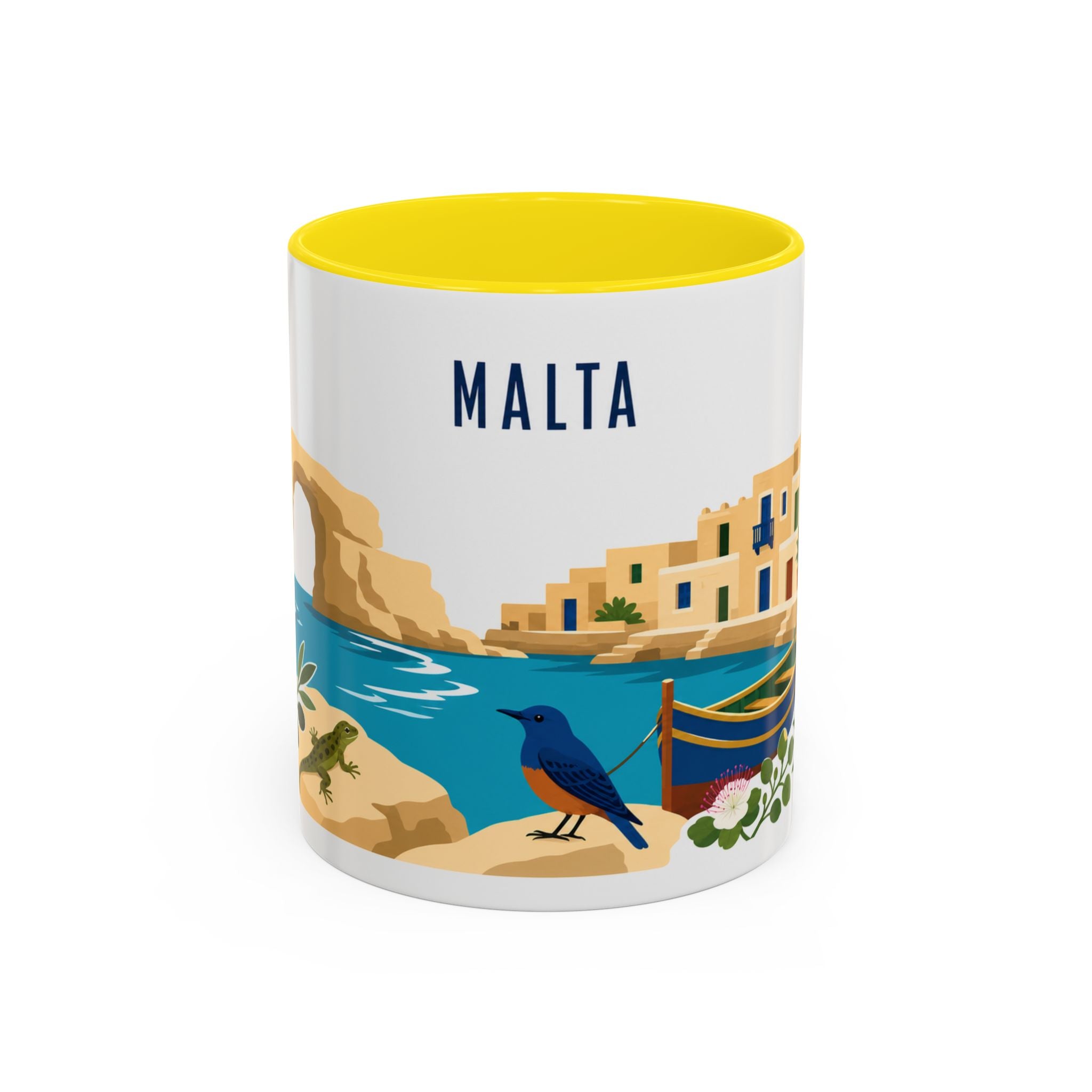 Malta Coffee Mug | Travel Souvenir Accent Mug | Country Gift Ceramic Cup 11oz 15oz