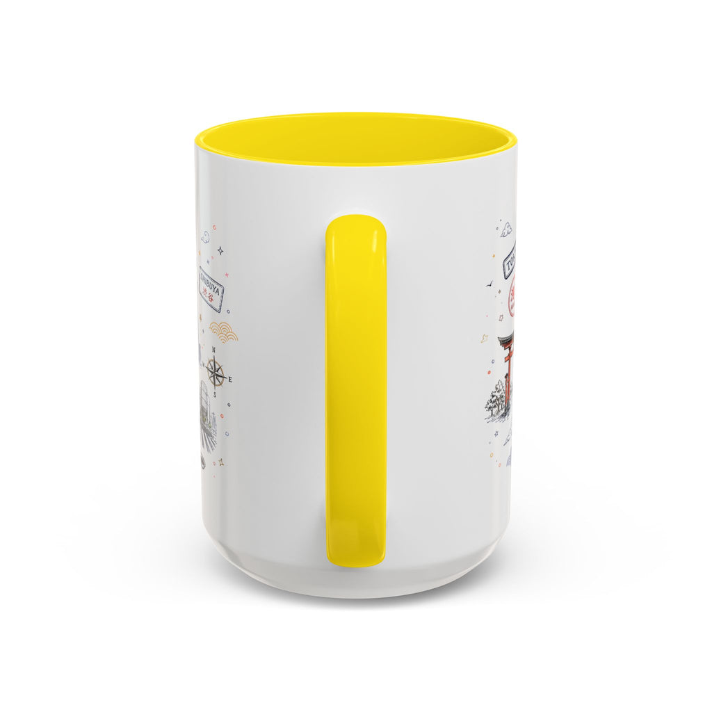 Tokyo Coffee Mug | Japan Souvenir Travel Gift | Accent Color Ceramic 11oz 15oz