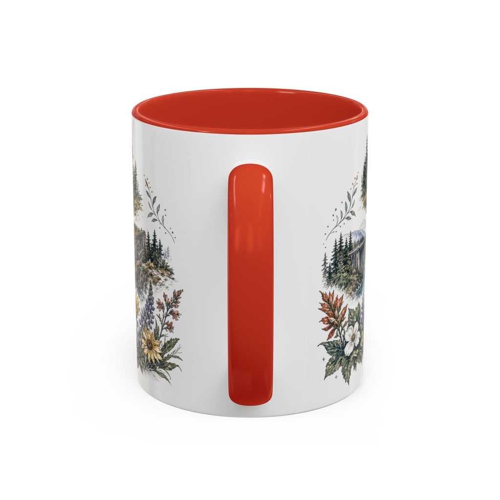 Columbia River Gorge Mug, Pacific Northwest Travel Souvenir, Bucket List Gift, Accent Ceramic Coffee Mug 11oz 15oz