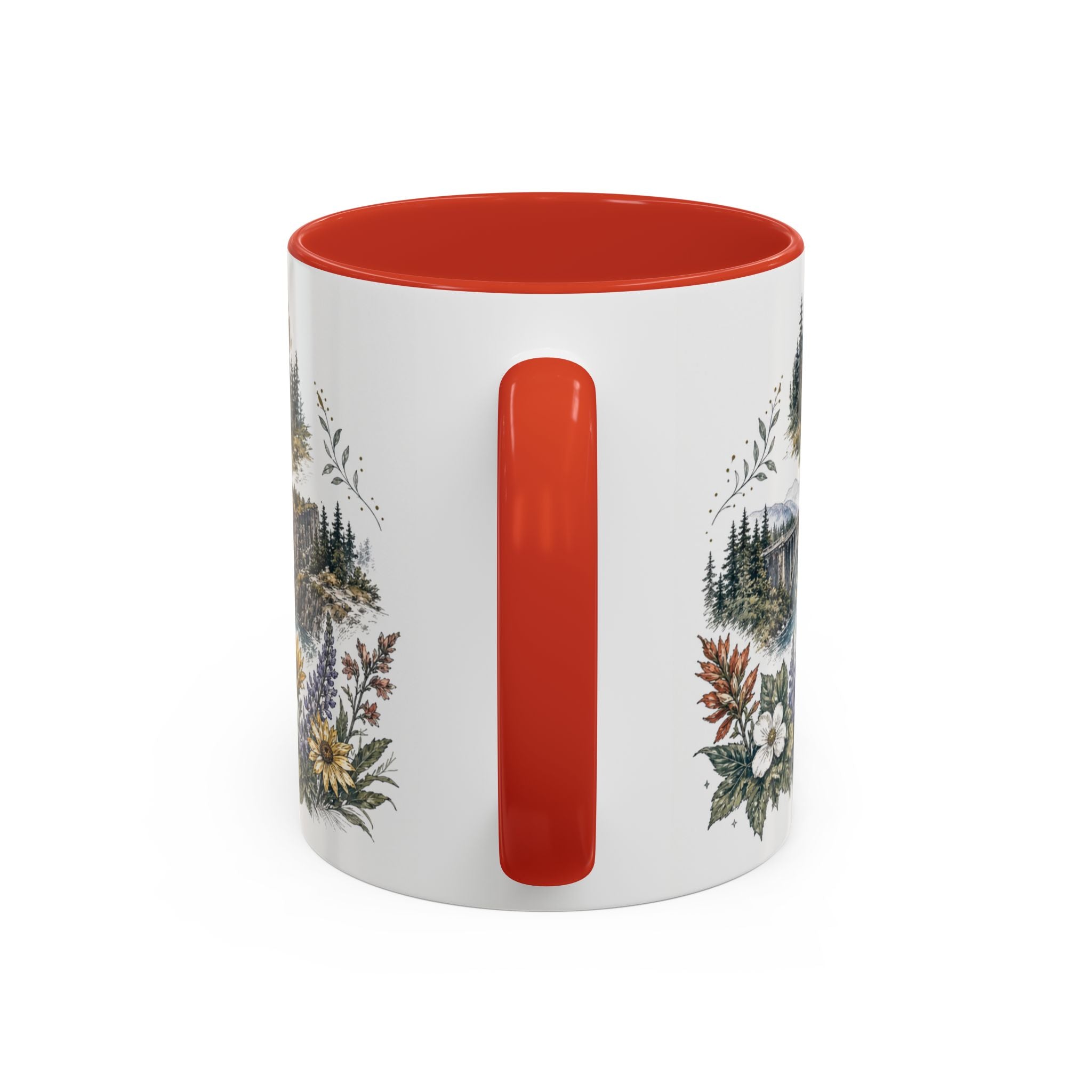 Columbia River Gorge Mug, Pacific Northwest Travel Souvenir, Bucket List Gift, Accent Ceramic Coffee Mug 11oz 15oz