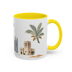 Dubai Coffee Mug | United Arab Emirates Travel Souvenir | Porcelain Decal City Gift | 11oz 15oz Accent Mug