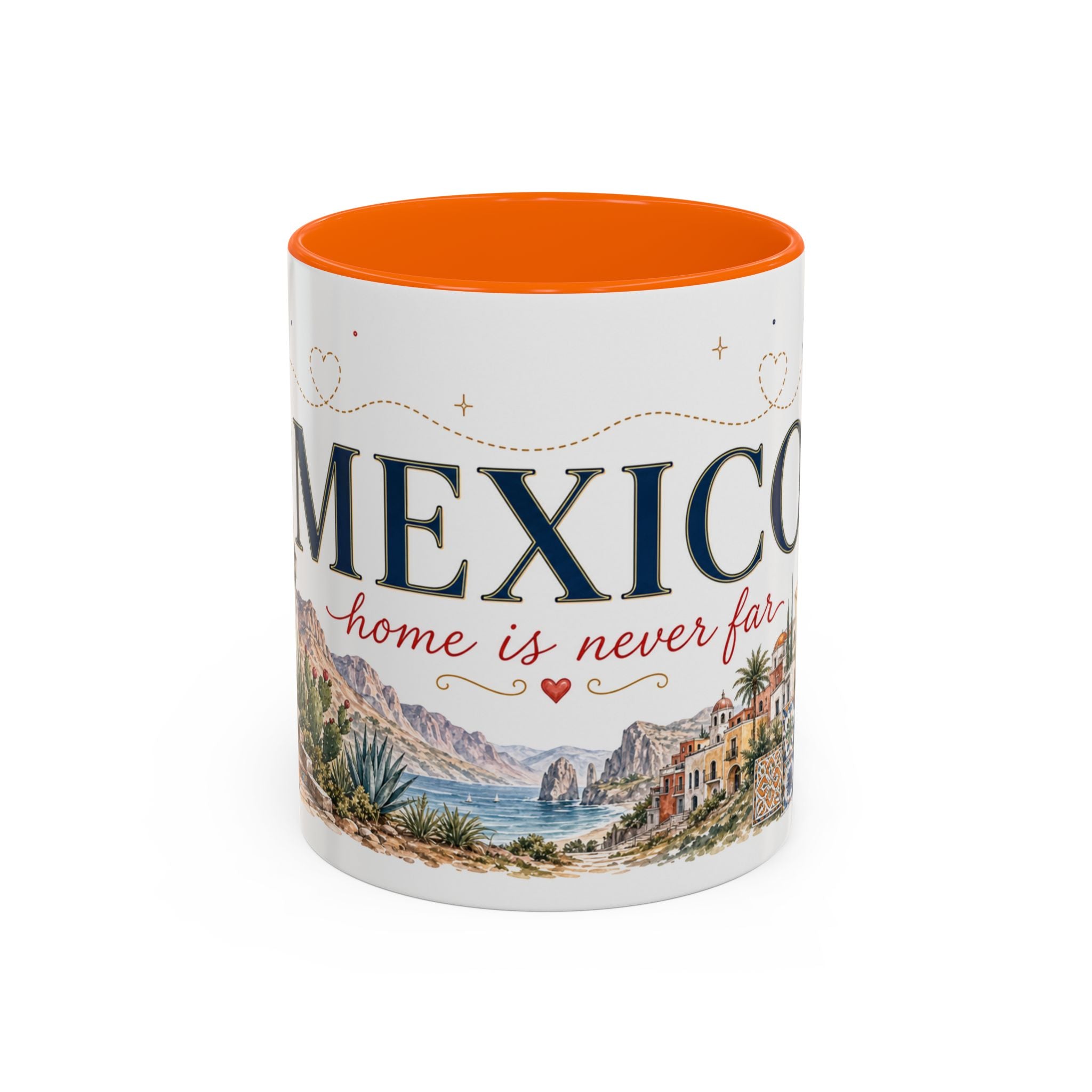 Mexico Home Country Mug | Moving Away Gift | Long Distance Friendship | 11 oz 15 oz Accent Mug