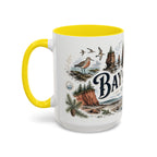 Bay of Fundy Mug, Canada Travel Souvenir, Bucket List Gift, Accent Ceramic Coffee Mug 11oz 15oz
