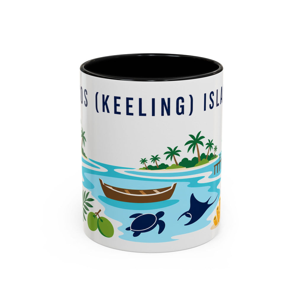 Cocos (Keeling) Islands Coffee Mug | Travel Souvenir Accent Mug | Country Gift Ceramic Cup 11oz 15oz