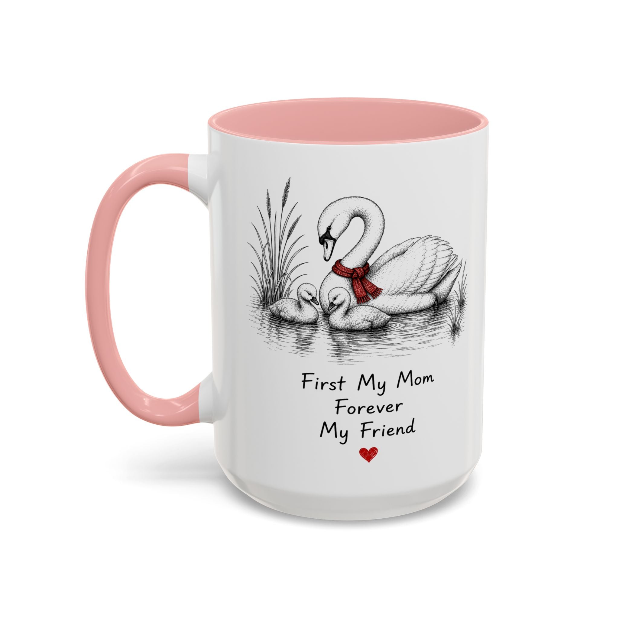 Swan Mom Coffee Mug | Forever My Friend | Mother's Day Gift