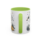 Dad The Legend Coffee Mug | Father's Day Gift for Dad | Accent Color Ceramic 11oz 15oz