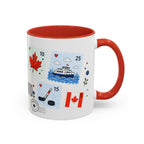 Toronto Coffee Mug | Postage Stamp Collage Mug | Travel Souvenir Accent Cup 11oz 15oz