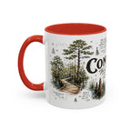 Congaree National Park Coffee Mug | South Carolina Forest Floodplain Gift | Accent Color Ceramic 11oz 15oz