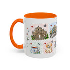 Macau Coffee Mug | Postage Stamp Collage Mug | Travel Souvenir Accent Cup 11oz 15oz