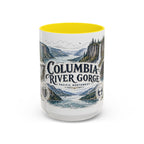Columbia River Gorge Mug, Pacific Northwest Travel Souvenir, Bucket List Gift, Accent Ceramic Coffee Mug 11oz 15oz