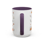 Halloween Party Mug | Ghost Black Cat Candy Watercolor Gift | Accent Cup 11oz 15oz