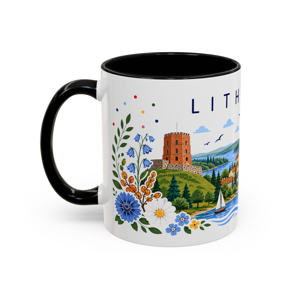 Lithuania Coffee Mug | Travel Souvenir Accent Mug | Place Gift Ceramic Cup 11oz 15oz