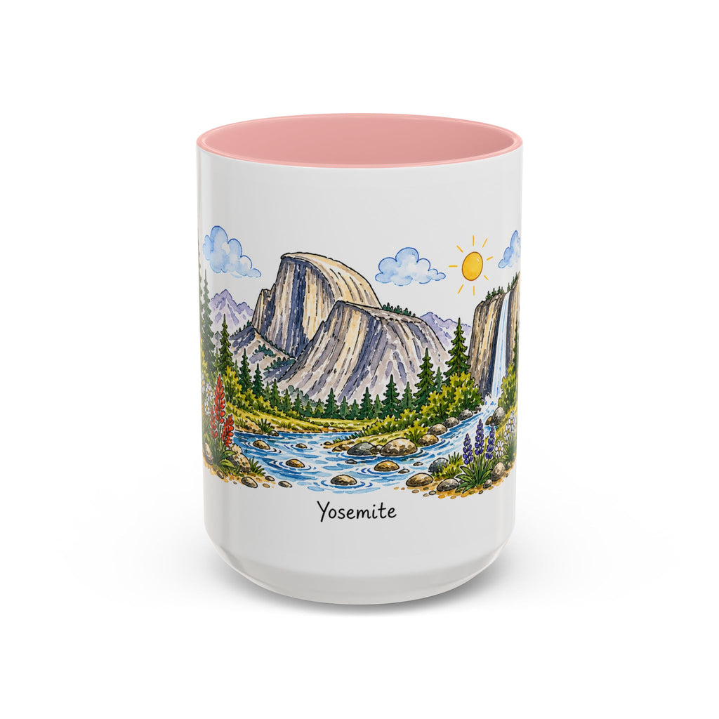 Yosemite National Park Mug | US Travel Souvenir Accent Coffee Mug | 11oz 15oz Ceramic Cup