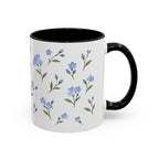 Alaska Forget-me-not Mug, State Flower Floral Coffee Cup, 11oz Botanical Gift