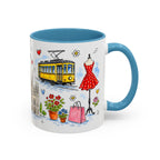 Milan Travel Mug | European City Souvenir Accent Coffee Mug | 11oz 15oz Ceramic Cup