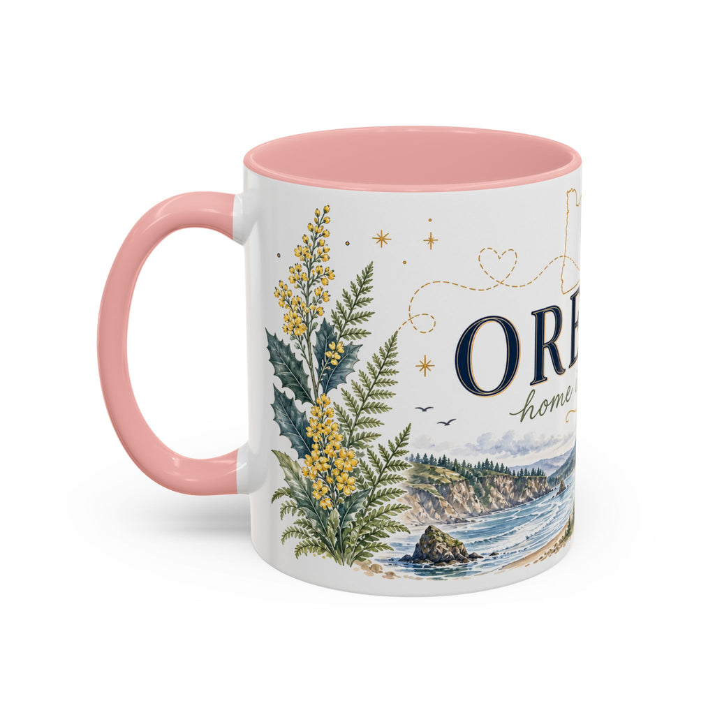 Oregon State Mug | Moving Away, Long Distance Friendship Gift | 11oz 15oz Accent Mug