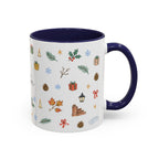 Boston Christmas Mug | Watercolor Travel Souvenir | Holiday Gift | Accent Ceramic Coffee Cup 11oz 15oz