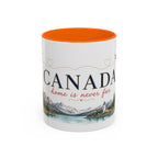 Canada Home Country Mug | Moving Away Gift | Long Distance Friendship | 11 oz 15 oz Accent Mug