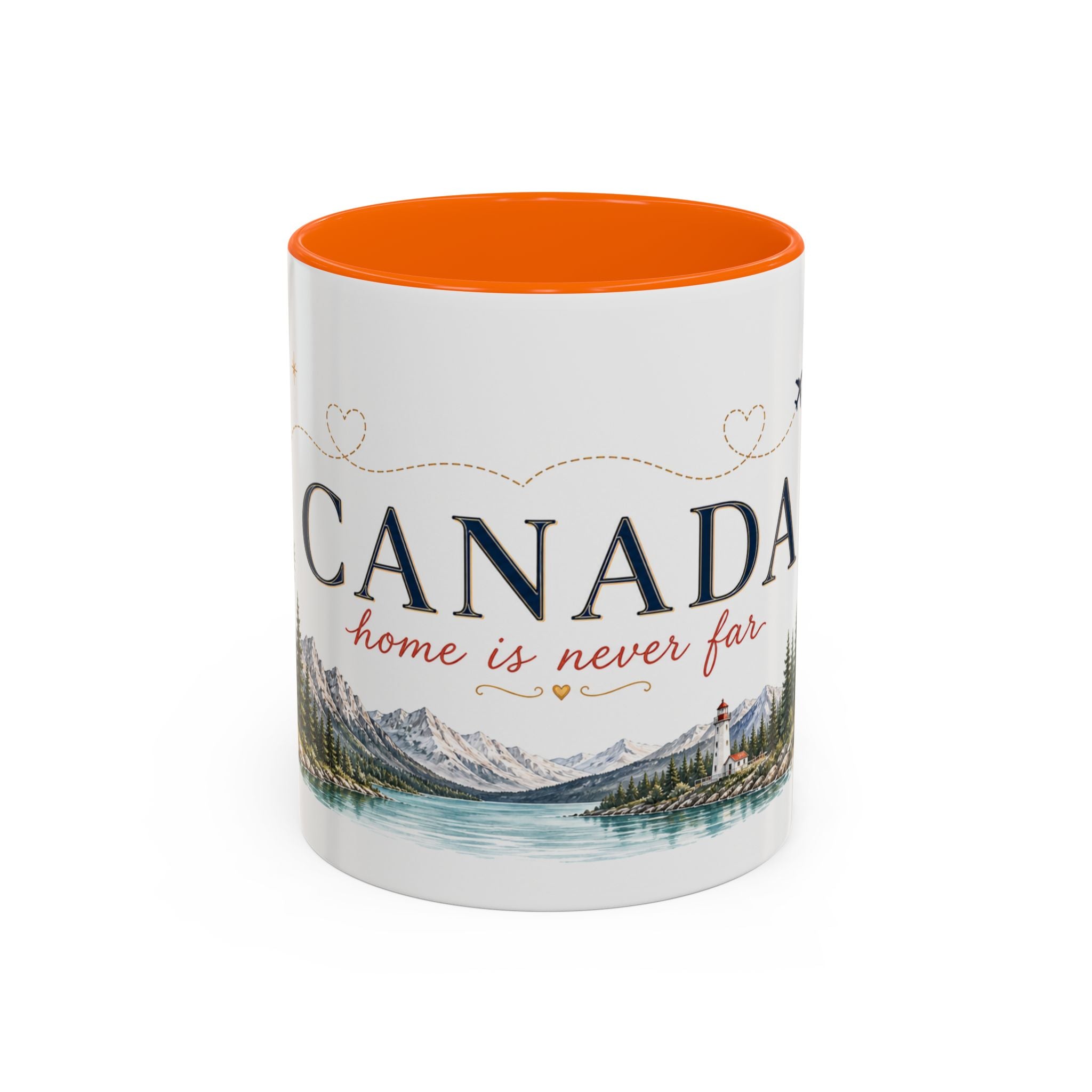 Canada Home Country Mug | Moving Away Gift | Long Distance Friendship | 11 oz 15 oz Accent Mug