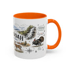 Shenandoah National Park Coffee Mug | Virginia Blue Ridge Hiking Autumn Gift | Accent Color Ceramic 11oz 15oz