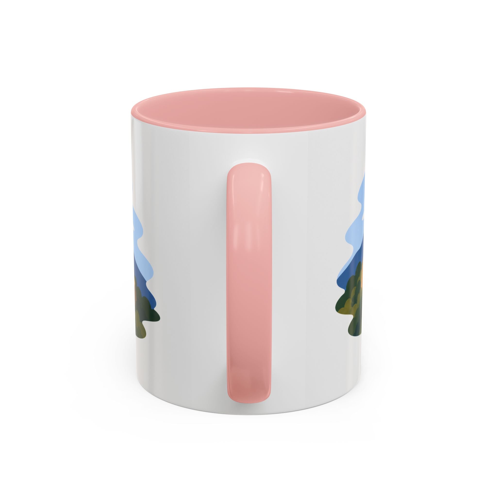 Pinnacles National Park Coffee Mug | Solid Color Block Park Souvenir | 11oz 15oz Accent Mug