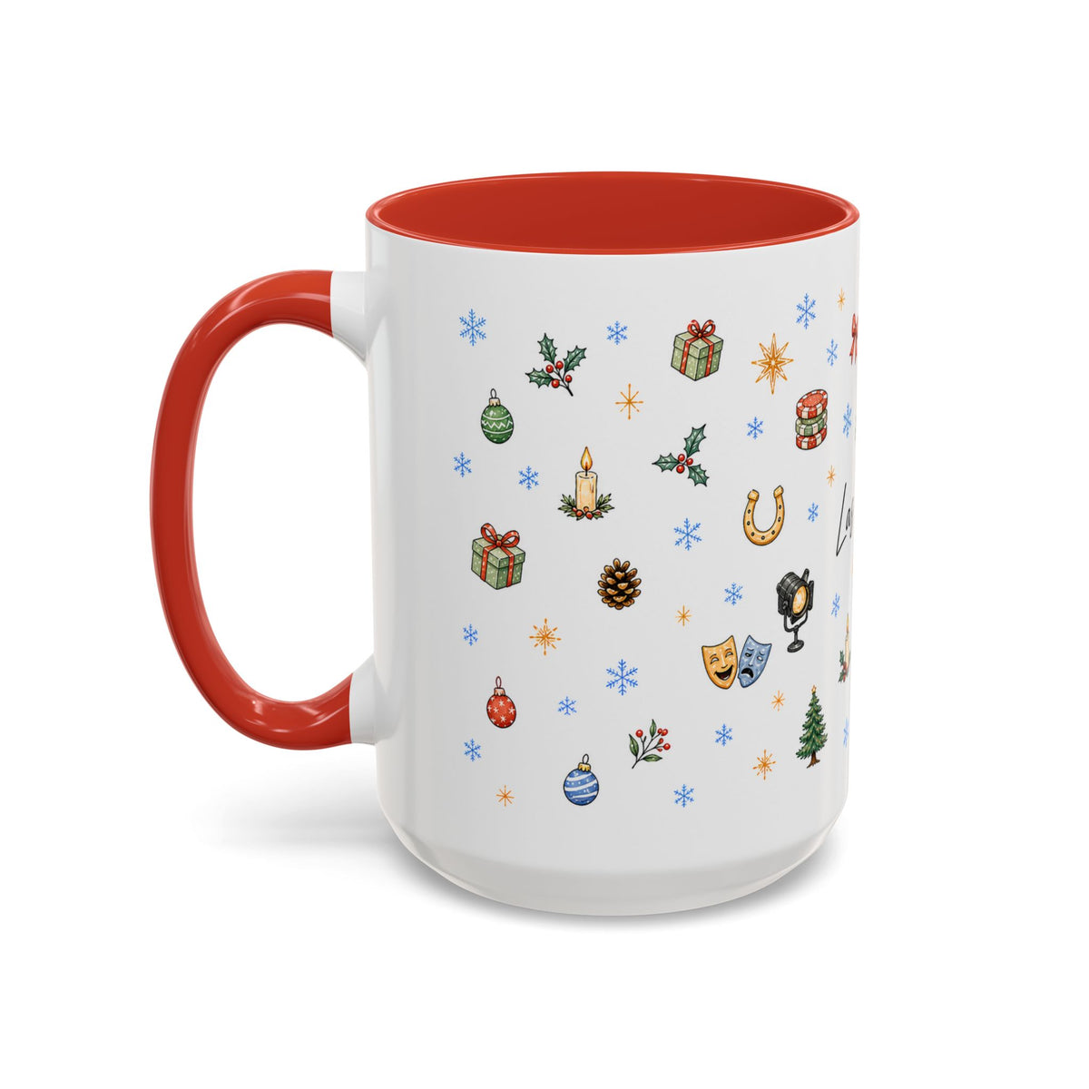 Las Vegas Christmas Mug | Watercolor City Souvenir, Travel Memories (11oz, 15oz)