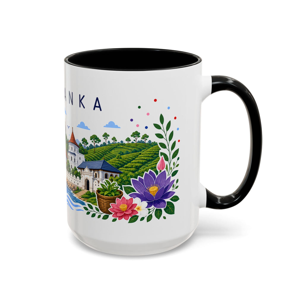 Sri Lanka Coffee Mug | Travel Souvenir Accent Mug | Place Gift Ceramic Cup 11oz 15oz