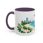 Pattaya Coffee Mug | Thailand Travel Souvenir | Porcelain Decal City Gift | 11oz 15oz Accent Mug
