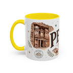 Petra Coffee Mug | Travel Destination Souvenir Gift | Accent Color Ceramic 11oz 15oz
