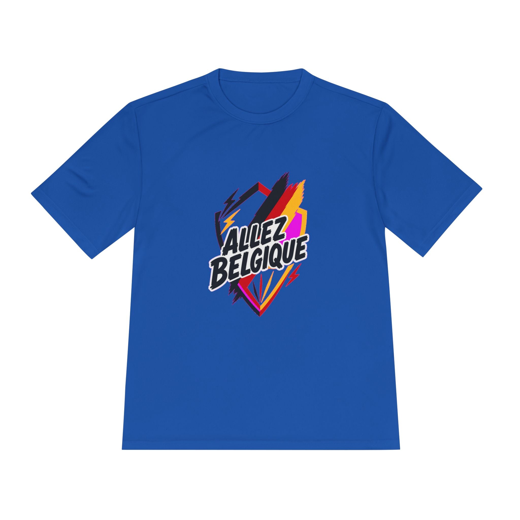 Allez Belgique Soccer Fan Shirt, Moisture Wicking Sport Tee