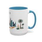 Riyadh Coffee Mug | Saudi Arabia Travel Souvenir | Porcelain Decal City Gift | 11oz 15oz Accent Mug
