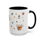 Thanksgiving Turkey Mug | Friendly Woodland Watercolor Gift | Autumn Accent Cup 11oz 15oz