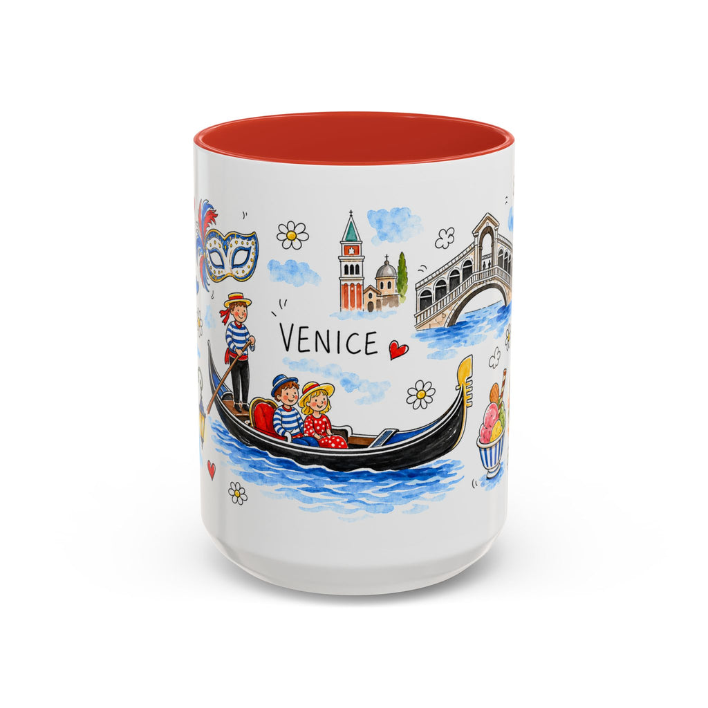 Venice Travel Mug | European City Souvenir Accent Coffee Mug | 11oz 15oz Ceramic Cup