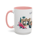 Antalya Coffee Mug | Turkey Travel Souvenir | Porcelain Decal City Gift | 11oz 15oz Accent Mug