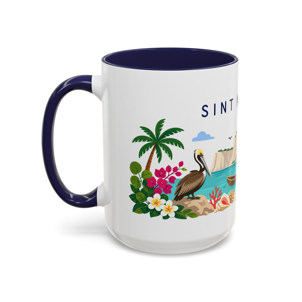 Sint Maarten Coffee Mug | Travel Souvenir Accent Mug | Country Gift Ceramic Cup 11oz 15oz