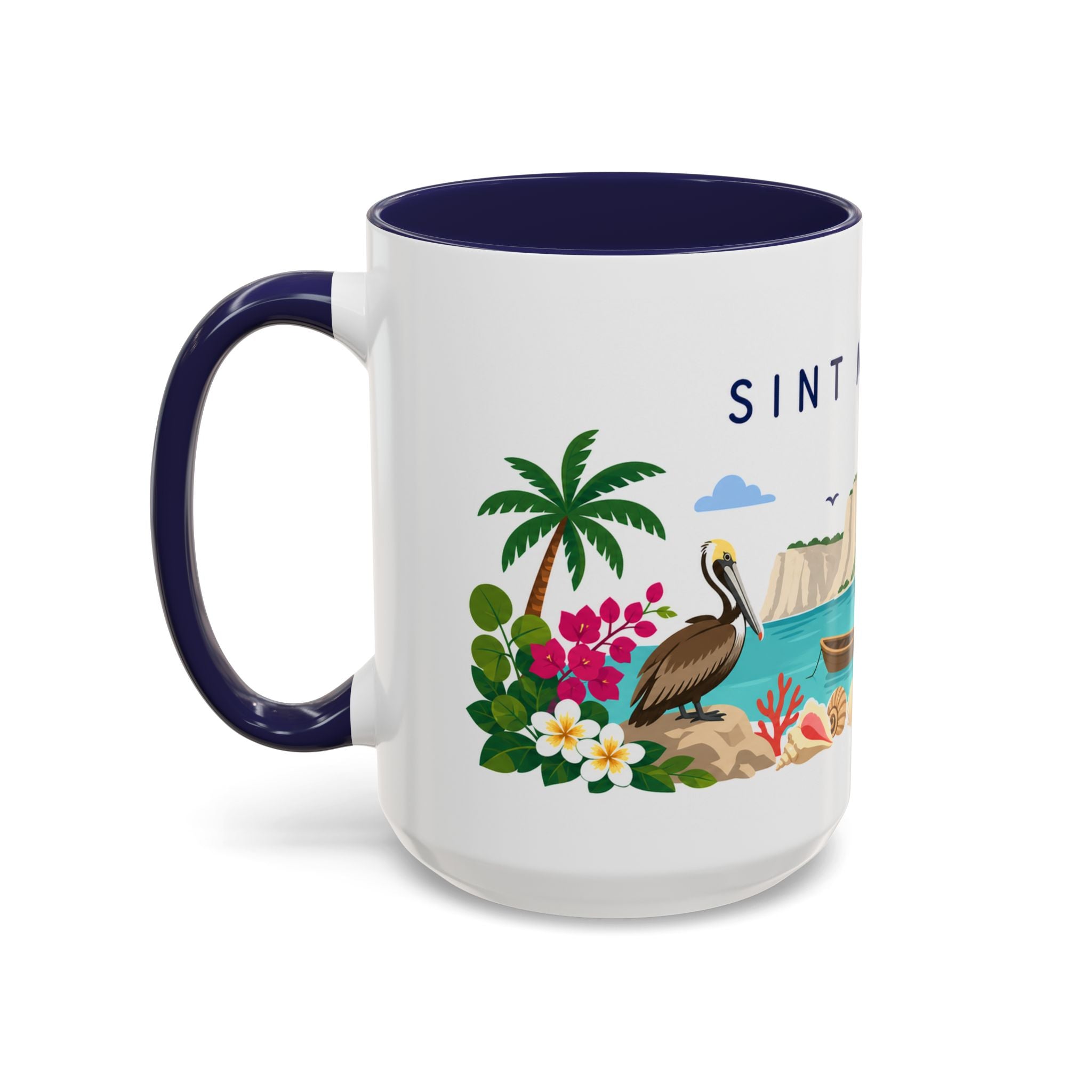 Sint Maarten Coffee Mug | Travel Souvenir Accent Mug | Country Gift Ceramic Cup 11oz 15oz