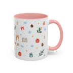 Dhaka Christmas Mug | Watercolor Travel Souvenir | Holiday Gift | Accent Ceramic Coffee Cup 11oz 15oz