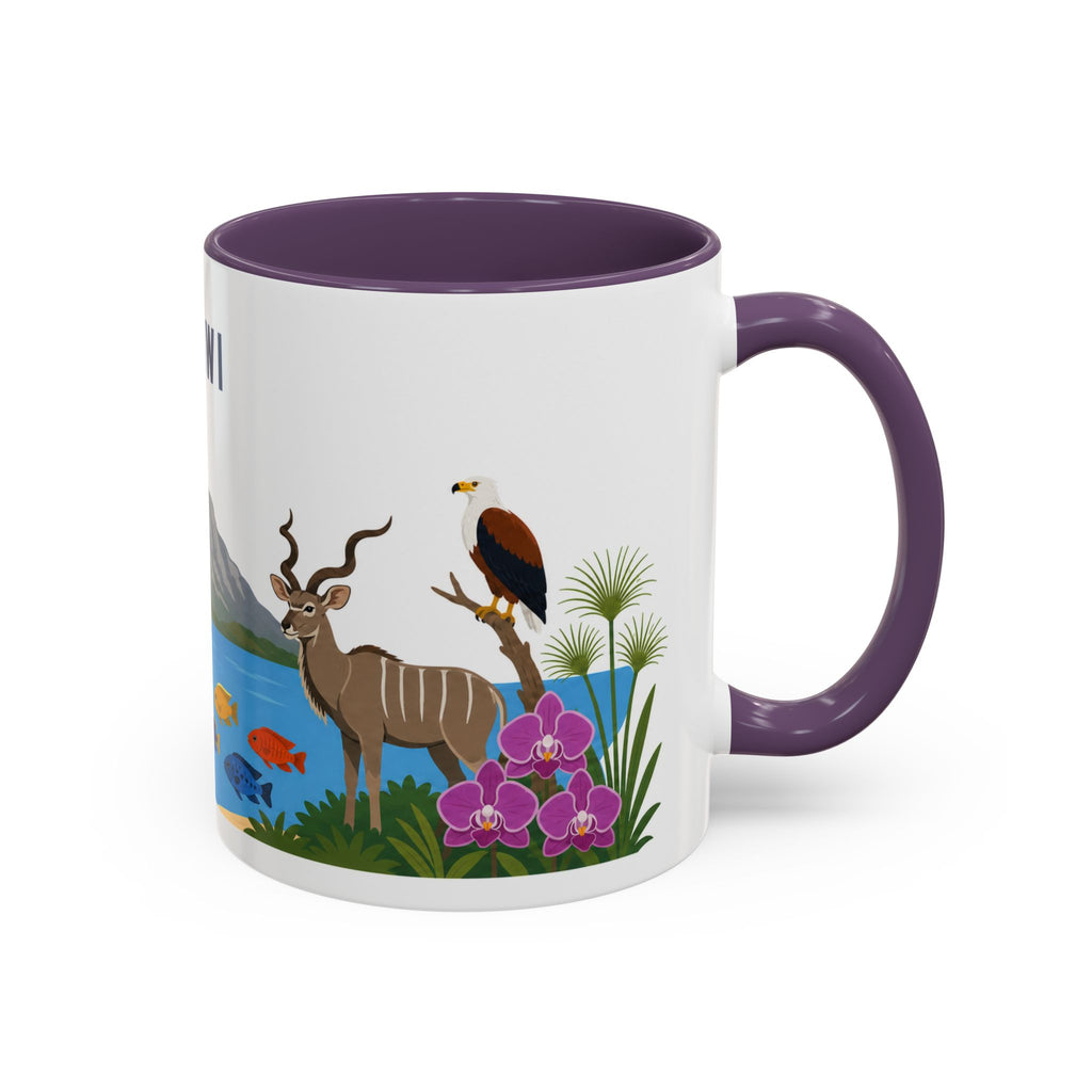Malawi Coffee Mug | Travel Souvenir Accent Mug | Country Gift Ceramic Cup 11oz 15oz