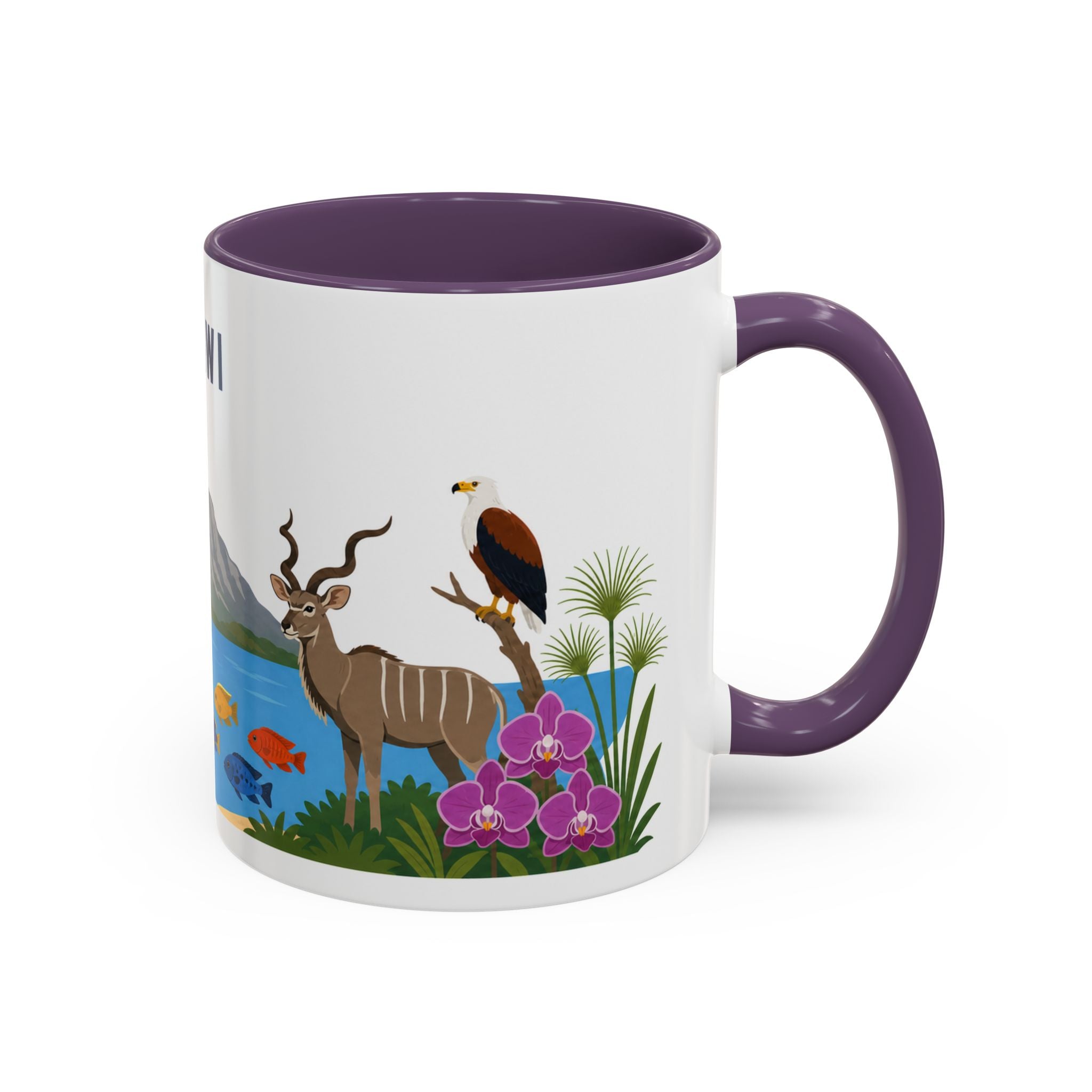 Malawi Coffee Mug | Travel Souvenir Accent Mug | Country Gift Ceramic Cup 11oz 15oz