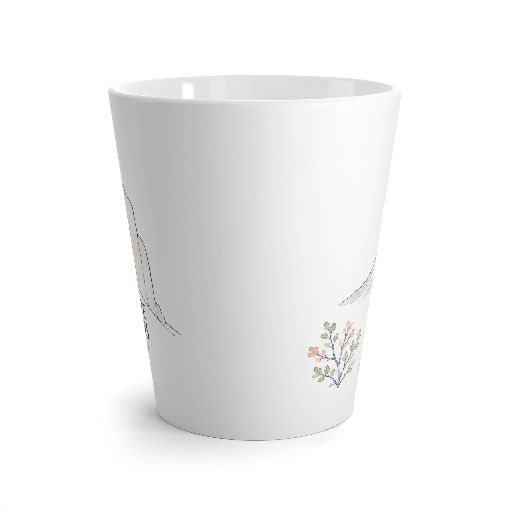 Guadalupe Mountains National Park Latte Mug | Pastel Watercolor Nature Coffee Cup | 12 oz Travel Souvenir Gift