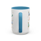 New Year Party Mug | Balloon Popper Watercolor Celebration Gift | Accent Cup 11oz 15oz
