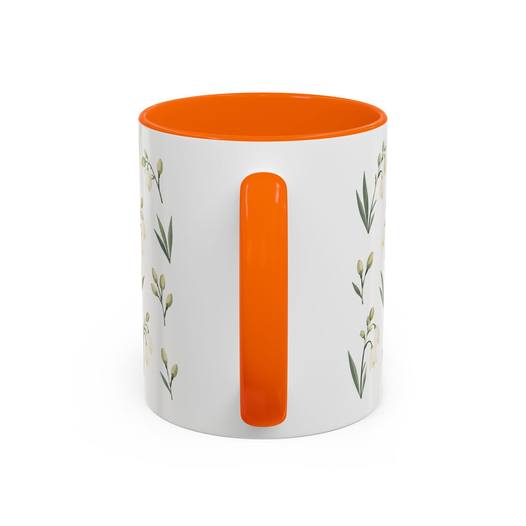 New Mexico Yucca Flower Mug, State Flower Floral Coffee Cup, 11oz Botanical Gift