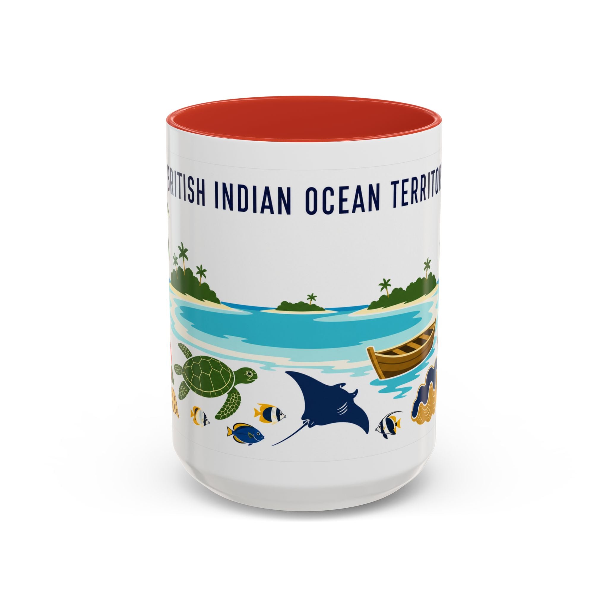 British Indian Ocean Territory Coffee Mug | Travel Souvenir Accent Mug | Country Gift Ceramic Cup 11oz 15oz