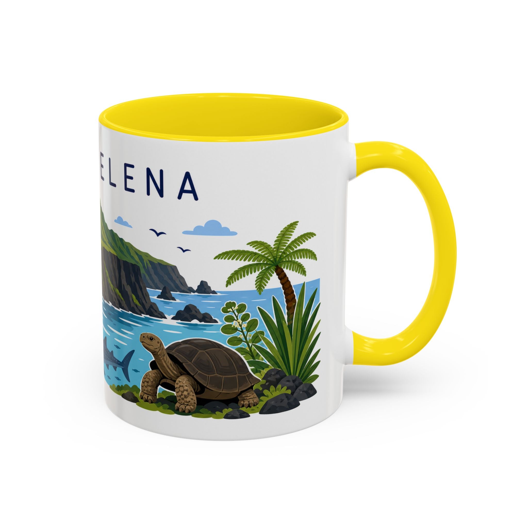 Saint Helena Coffee Mug | Travel Souvenir Accent Mug | Country Gift Ceramic Cup 11oz 15oz