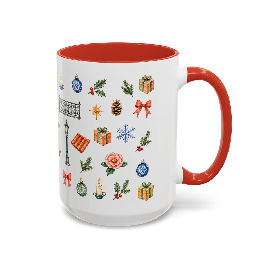 Porto Christmas Mug | Watercolor City Souvenir, Travel Gift (11oz/15oz)