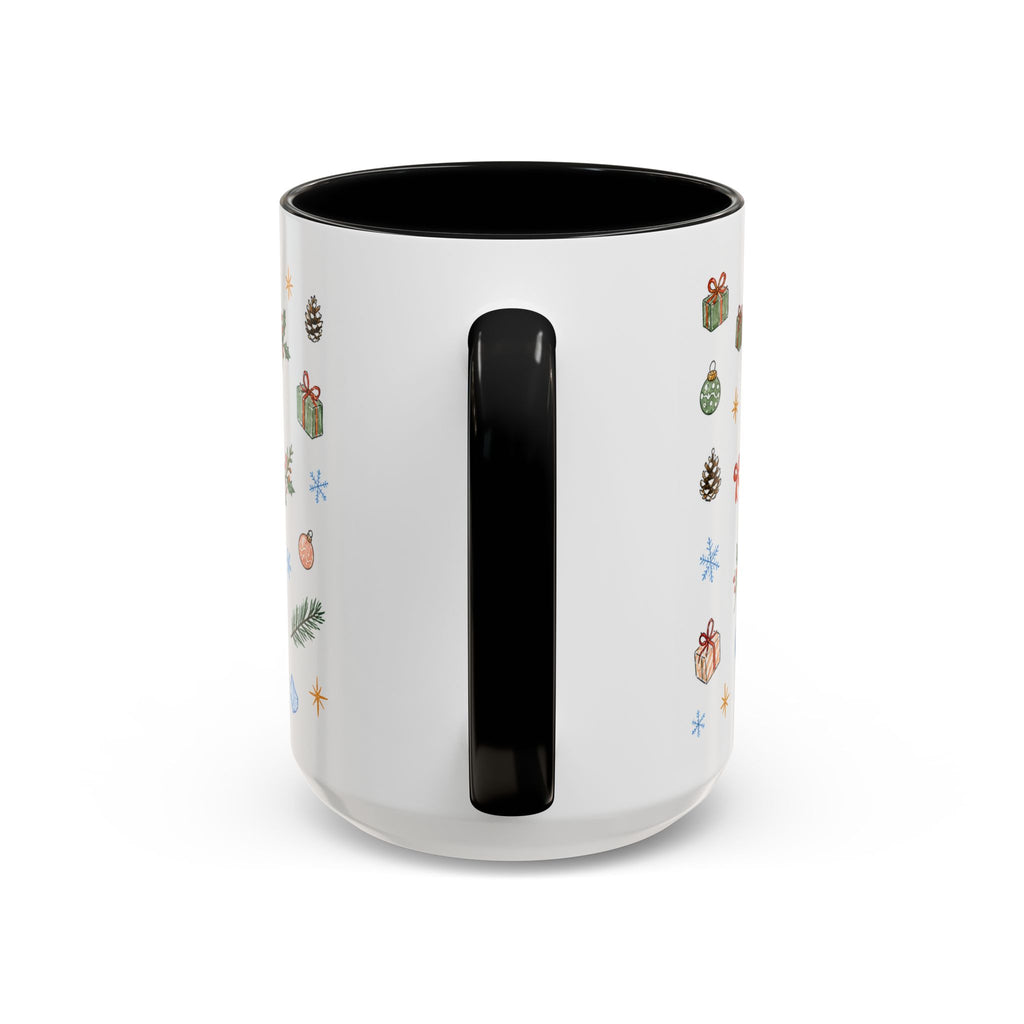 Denali National Park Christmas Mug | Watercolor Travel Souvenir | Holiday Gift | Accent Ceramic Coffee Cup 11oz 15oz